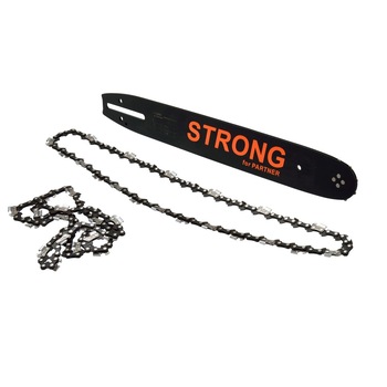Set lama ghidaj pentru fierastrau Husqvarna + 2 lanturi Geko G74012, 35 cm lungime lama, 52T Set lama ghidaj pentru fierastrau Husqvarna + 2 lanturi Geko G74012, 35 cm lungime lama, 52T