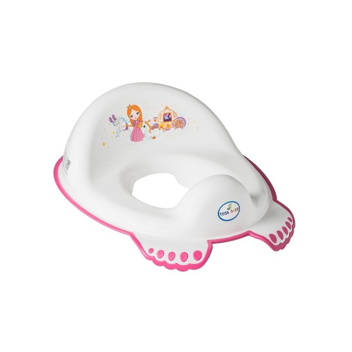 Tega Gyerek csúszásmentes WC szűkítő Kis Hercegnő rózsaszín fehér CA19294