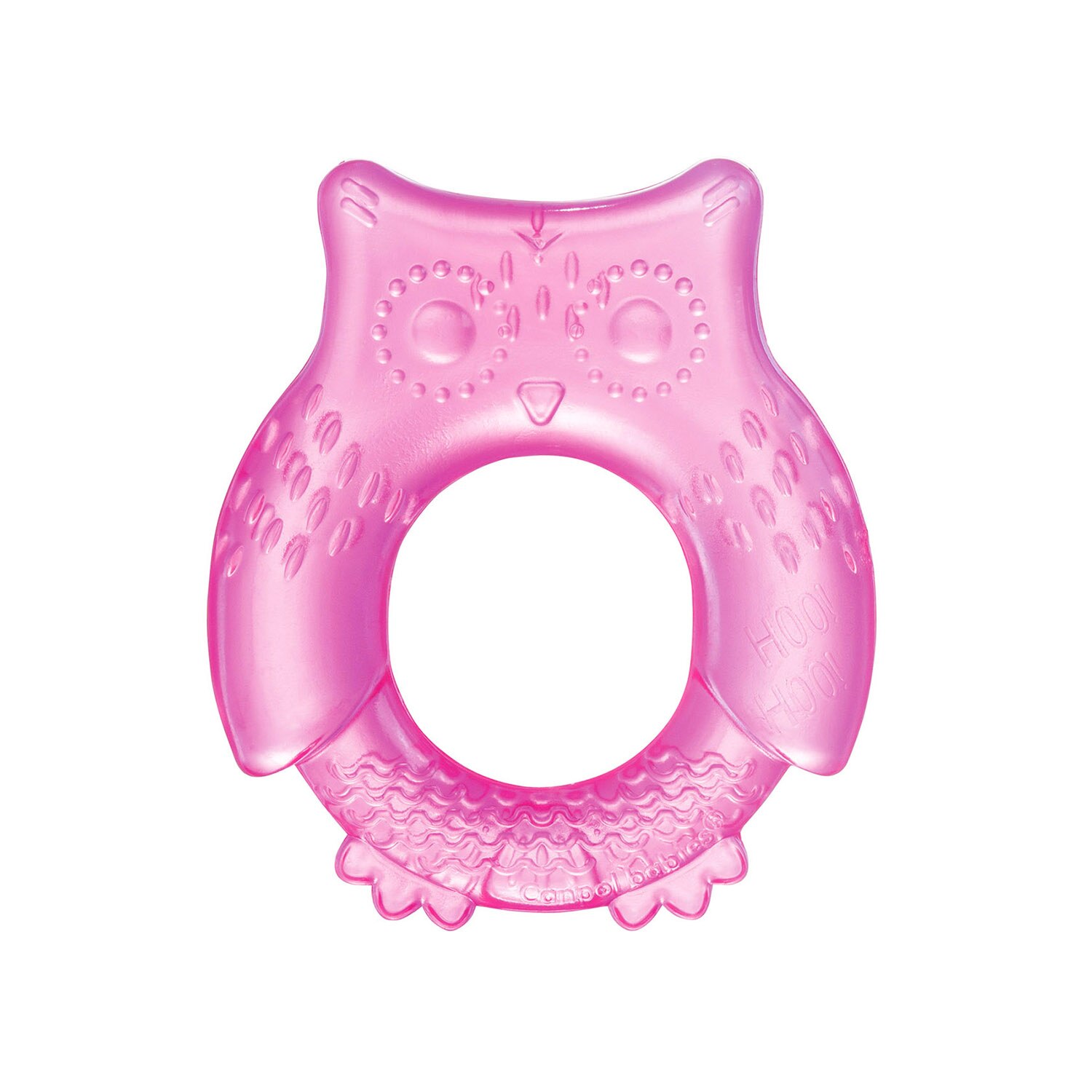 Inel gingival „Bufnita“, Canpol babies®, fara BPA Roz