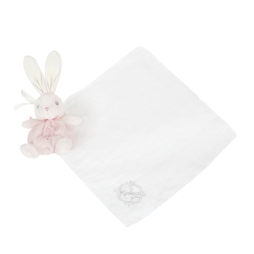 Iepuras roz pentru tetina, Kaloo, 40 cm