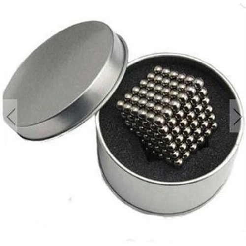 Bile Magnetice AntiStres Neocube, Argintiu, 216 piese MG1003