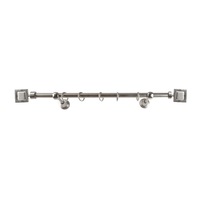 galerie metalica 300 cm pentru perdele simpla model nero grosime 16 mm inox kit complet imagen 42_0_
0
