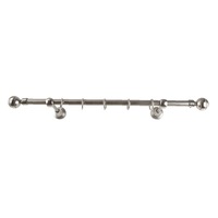 galerie metalica 240 cm pentru perdele simpla model kugel briliant grosime 16 mm inox kit complet imagen 10_0_
0