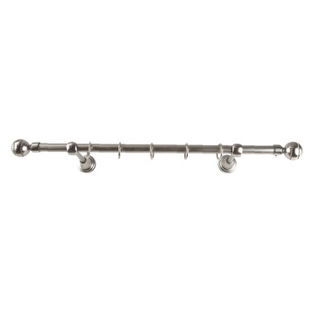 Galerie metalica 240 cm pentru perdele, simpla, model Kugel Briliant, grosime 16 mm, inox, KIT COMPLET Galerie metalica 240 cm pentru perdele, simpla, model Kugel Briliant, grosime 16 mm, inox, KIT COMPLET