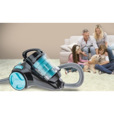 Aspirator fara sac H.Koenig SLS890, Cleaner Silence+, perie par caini si pisici, filtru HEPA, multi-cyclonic, Clasa energetica A