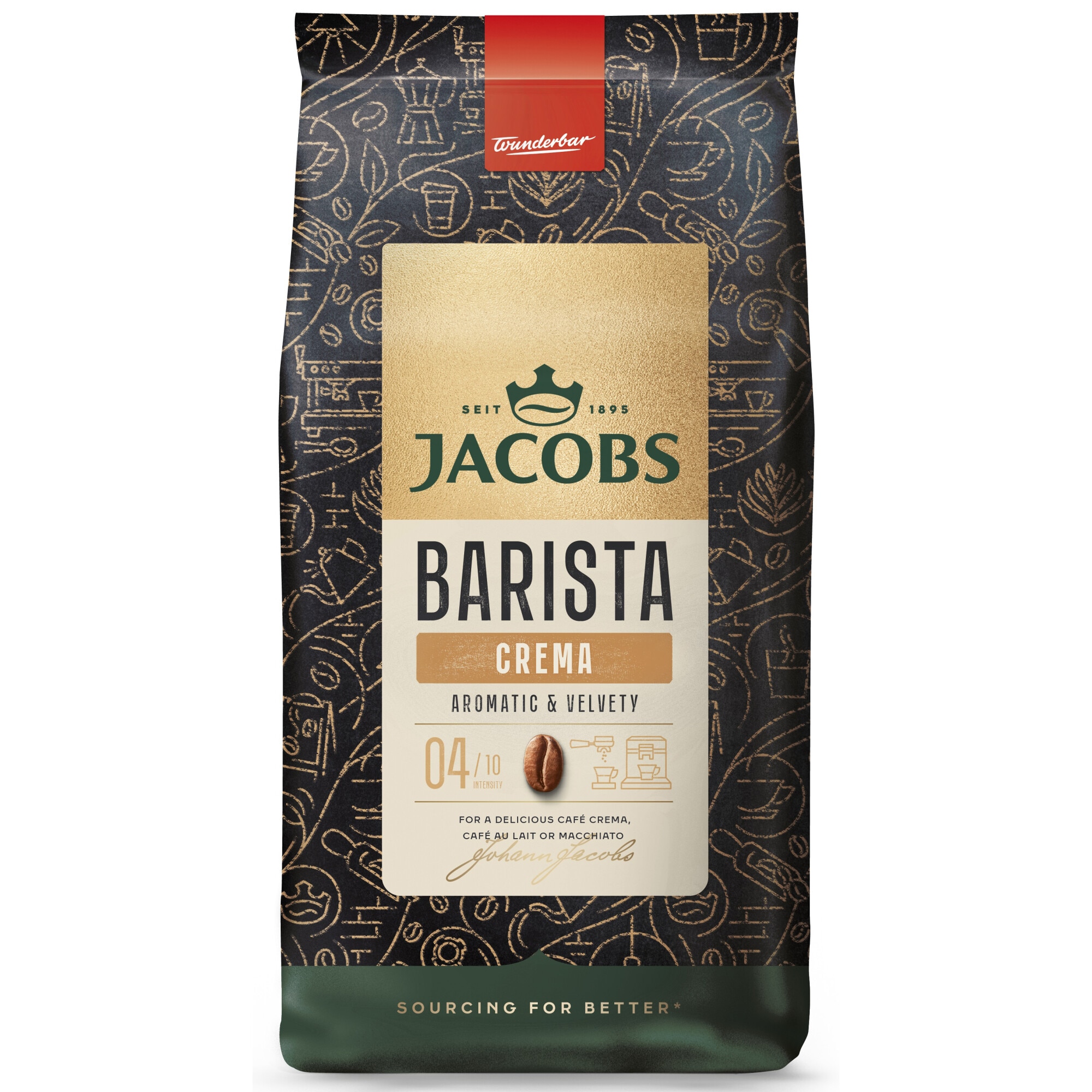 Cafea boabe, Jacobs Barista Editions Crema, 1 kg