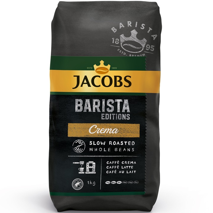 Cafea boabe, Jacobs Barista Editions Crema, 1 kg