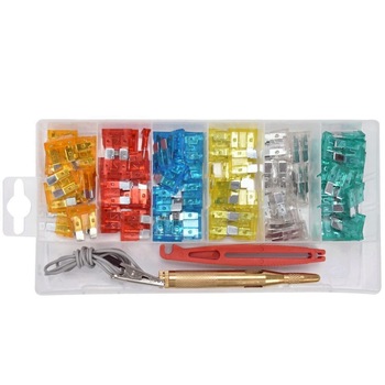 Set 92 sigurante fuzibile auto Yato YT-83142, cutie transport, tester, extractor Set 92 sigurante fuzibile auto Yato YT-83142, cutie transport, tester, extractor