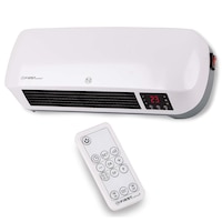 Aeroterma ceramica de perete First Austria FA-5571-3, 2000W, 2 trepte incalzire, ventilatie, telecomanda, timer, protectie umiditate IPX2