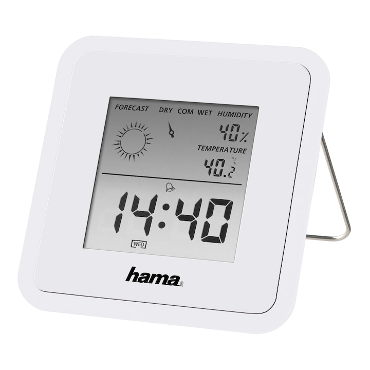 Термометър и хидрометър Hama TH50, Бял