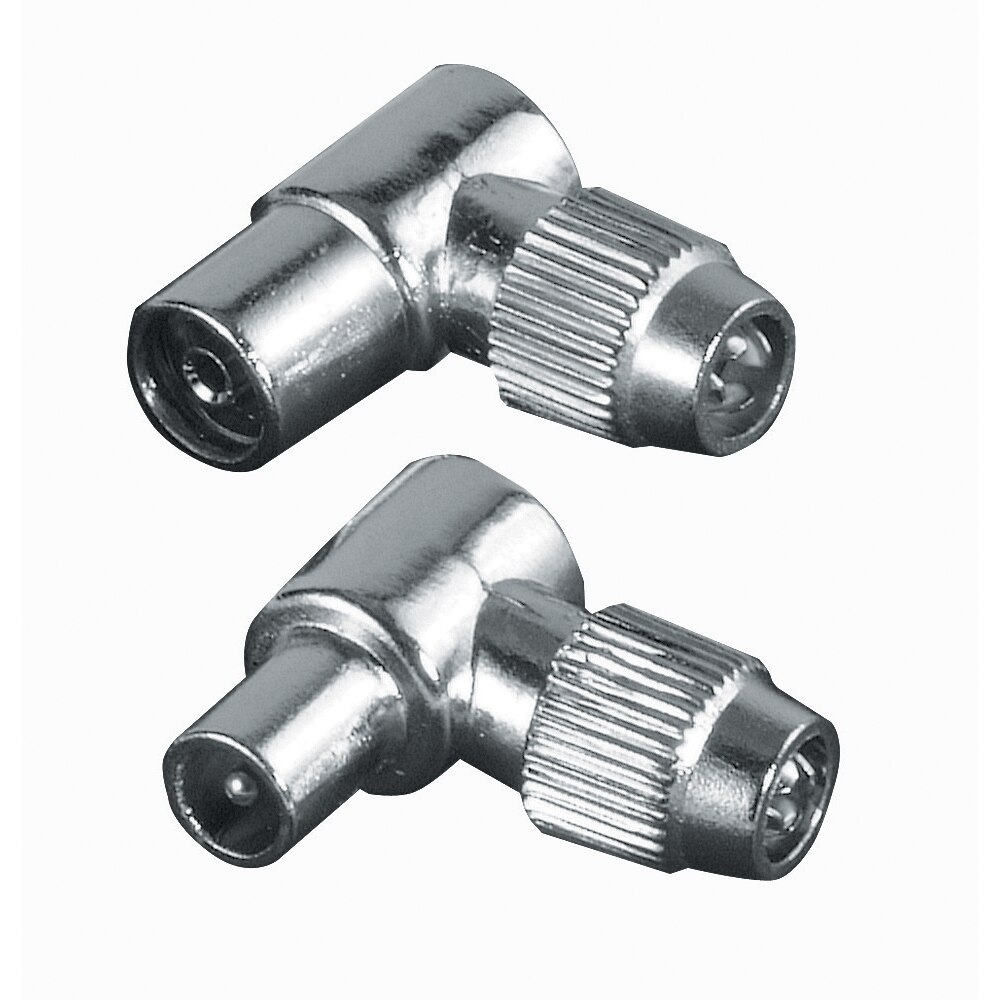 Set Hama coaxial, mufa+priza 90°