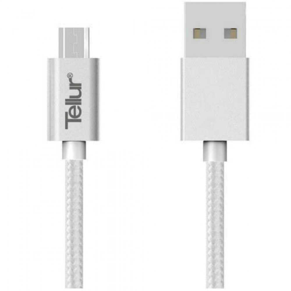 Cablu de date si incarcare EVO Tellur cu conector microUSB