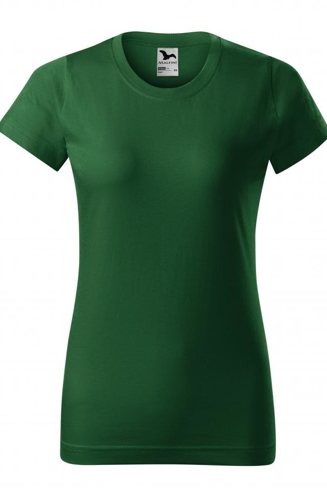Tricou pentru dama Basic, Verde sticla