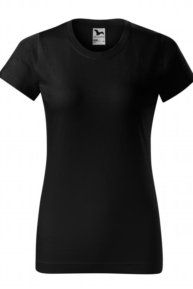 Tricou pentru dama Basic, Negru