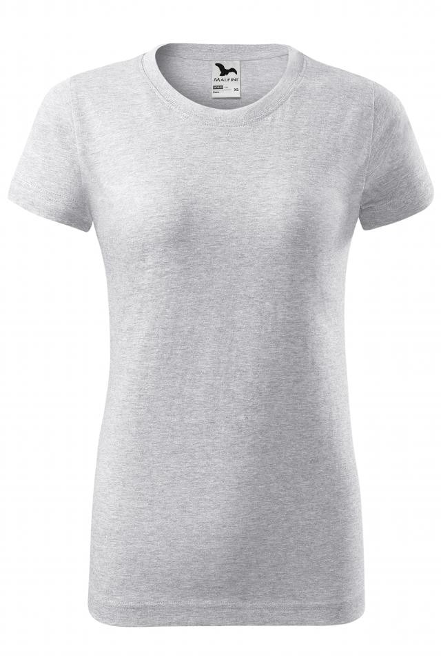 Tricou pentru dama Basic, Gri deschis