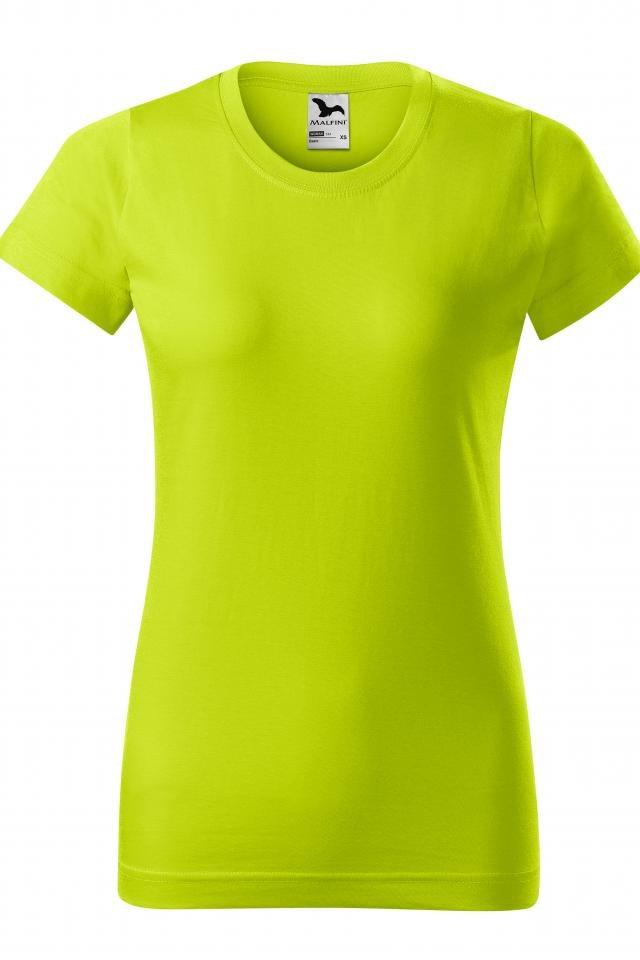 Tricou pentru dama Basic, Verde lime