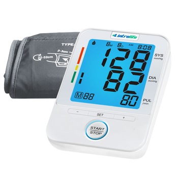 Tensiometru automat de brat Introlife U80K cu afisaj LCD iluminat Tensiometru automat de brat Introlife U80K cu afisaj LCD iluminat