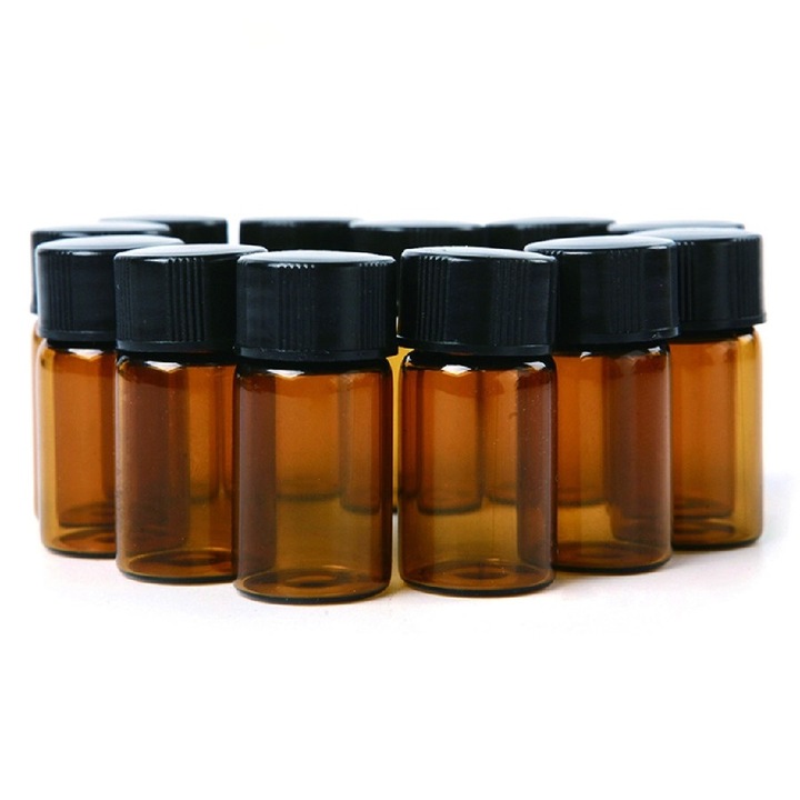 Dropy, DR0301, 10 üveg kozmetikai tartály illóolaj készlet, 1 ml-es, cseppentővel