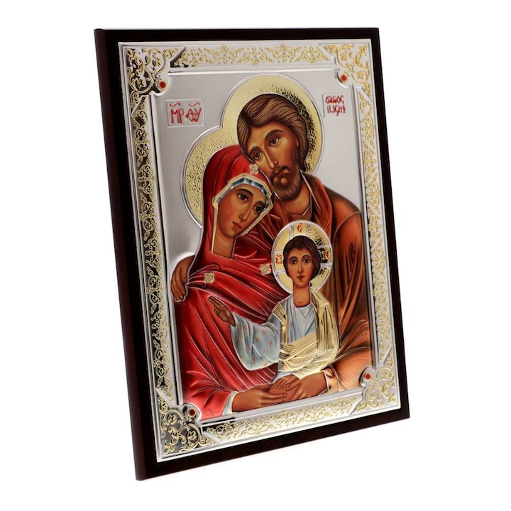 Szent család színes ikon 21x27,5 cm