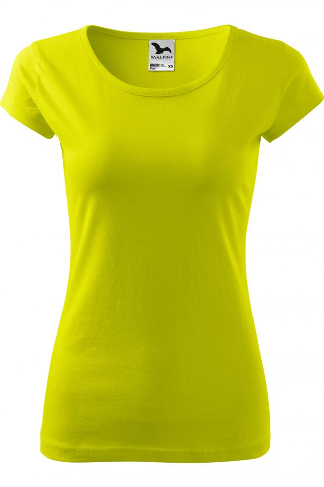 Tricou pentru dama Pure, lime, marime 2XL