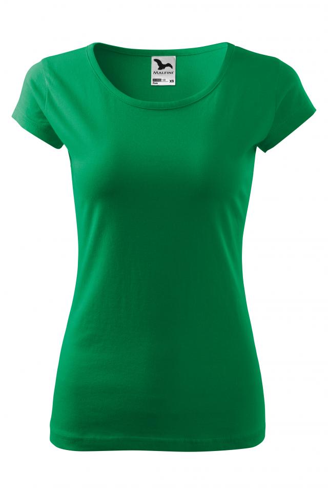 Tricou pentru dama Pure, verde mediu, marime 2XL