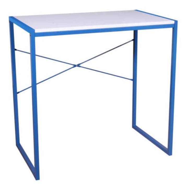Gyerek szamítogepasztal, kék, 78x76x46 cm