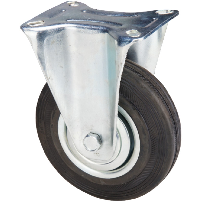 Roata fixa din cauciuc , Diametru 75mm Evotools