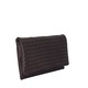Geanta plic din piele naturala impletita manual, Dellaconte, Maro Antic 8446-36