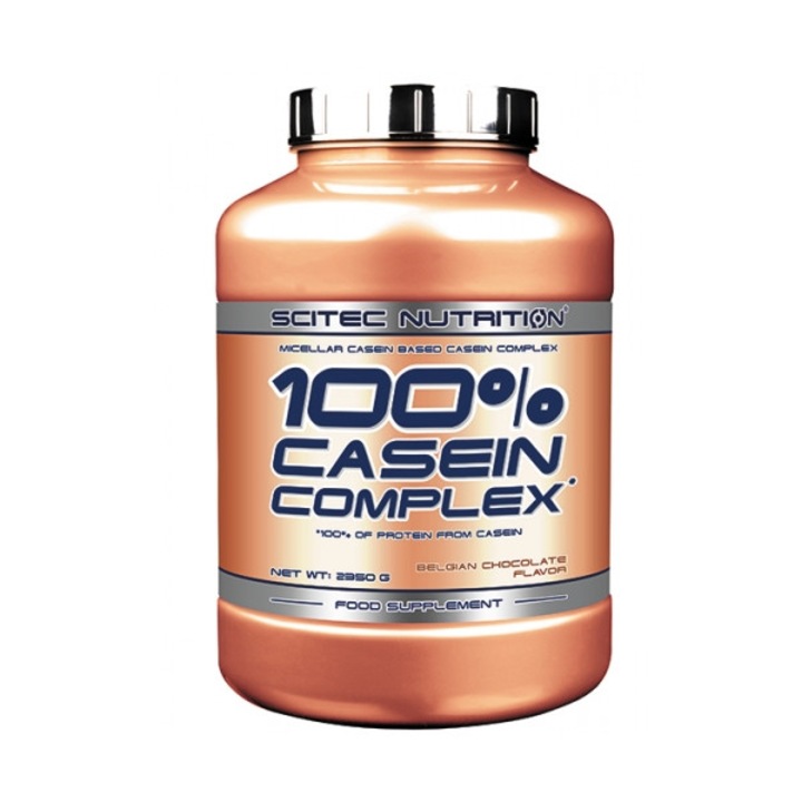 Supliment nutritiv pentru cresterea si mentinerea masei musculare 100% Casein Complex, 2350 g, Scitec
