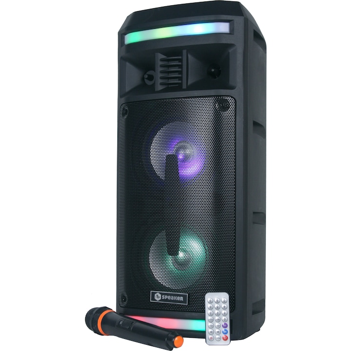 A+ DJ Hordozható hangszóró, USB/SD CARD/FM/Bluetooth