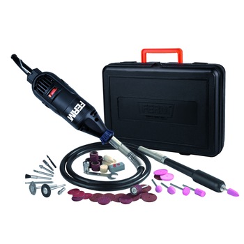 Set masina de slefuit Ferm cu 40 de accesorii, CTM1010, 160W, 35000 rpm, Albastru Set masina de slefuit Ferm cu 40 de accesorii, CTM1010, 160W, 35000 rpm, Albastru