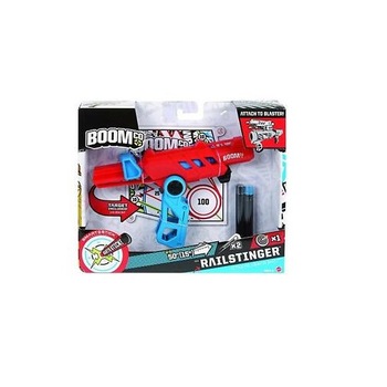 Pistol de jucarie Boomco, Rosu, 18 cm Pistol de jucarie Boomco, Rosu, 18 cm