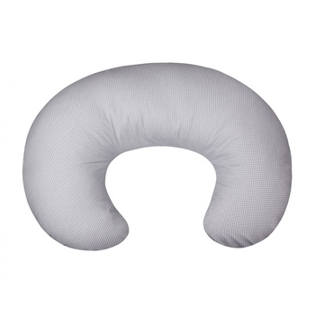 Perna de alaptat COMFORT Grid 140 cm, Womar Zaffiro, Gri Perna de alaptat COMFORT Grid 140 cm, Womar Zaffiro, Gri