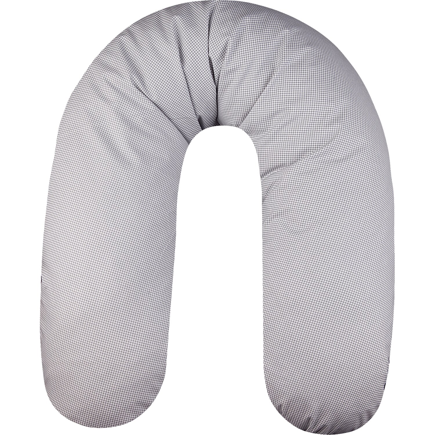 Perna pentru gravide si alaptat COMFORT GRID 170 cm cu poliester, Womar Zaffiro, Gri