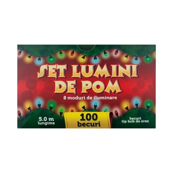 Instalatie 100 luminite eNoelle, model  Instalatie 100 luminite eNoelle, model