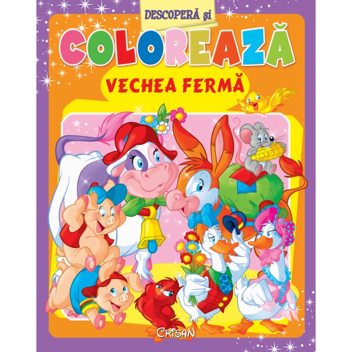 Vechea ferma - Descopera si coloreaza