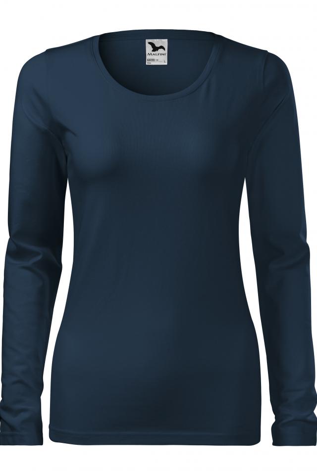 Tricou pentru dama Slim, Albastru marin