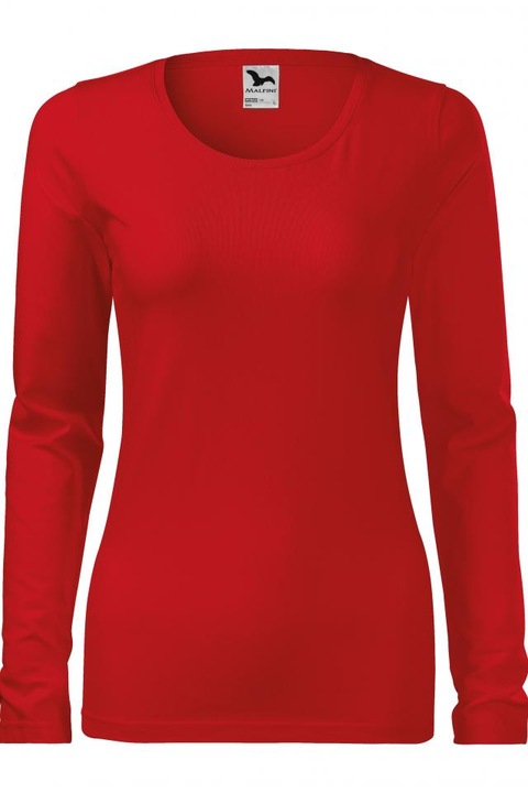 Tricou pentru dama Slim MALFINI, Rosu