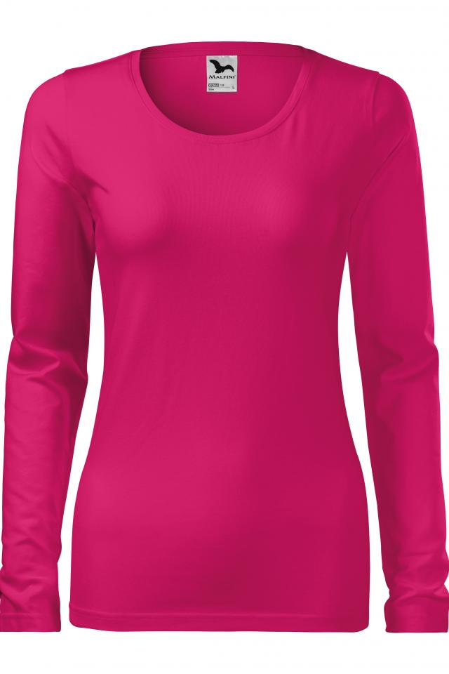 Tricou pentru dama Slim, Roz zmeura