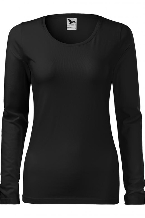 Tricou pentru dama Slim MALFINI, Negru