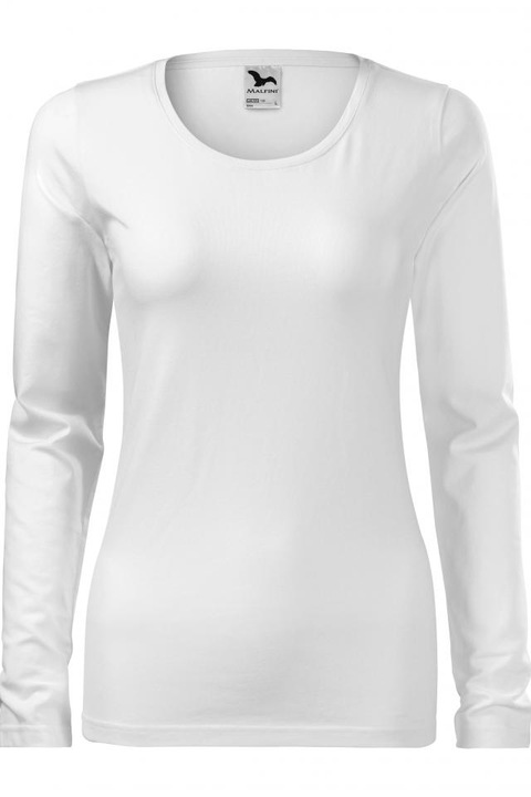 Tricou pentru dama Slim MALFINI, Alb