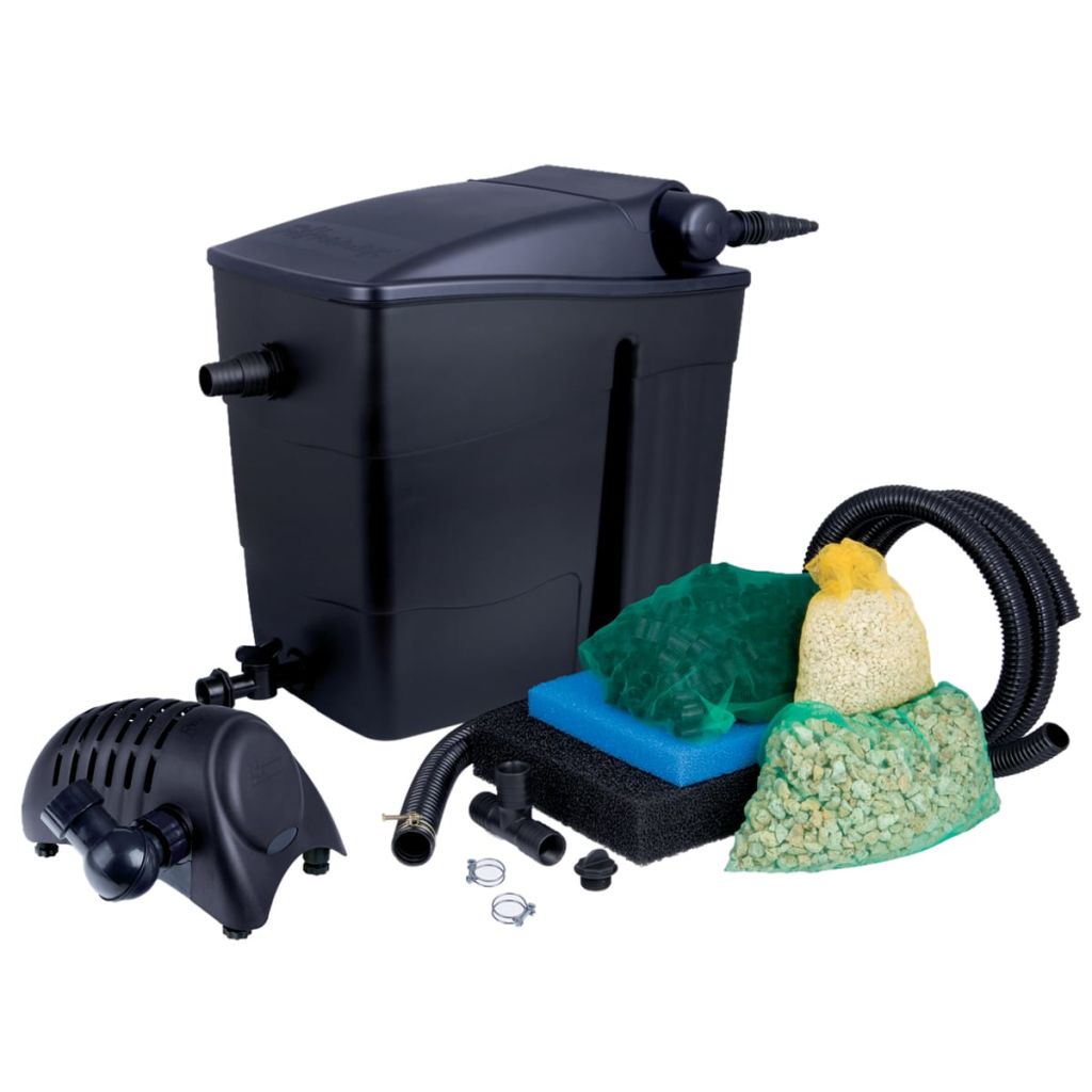Set filtru si pompa lac, Filtramax Plus, Ubbink, Plastic, Negru, 6550 l/h