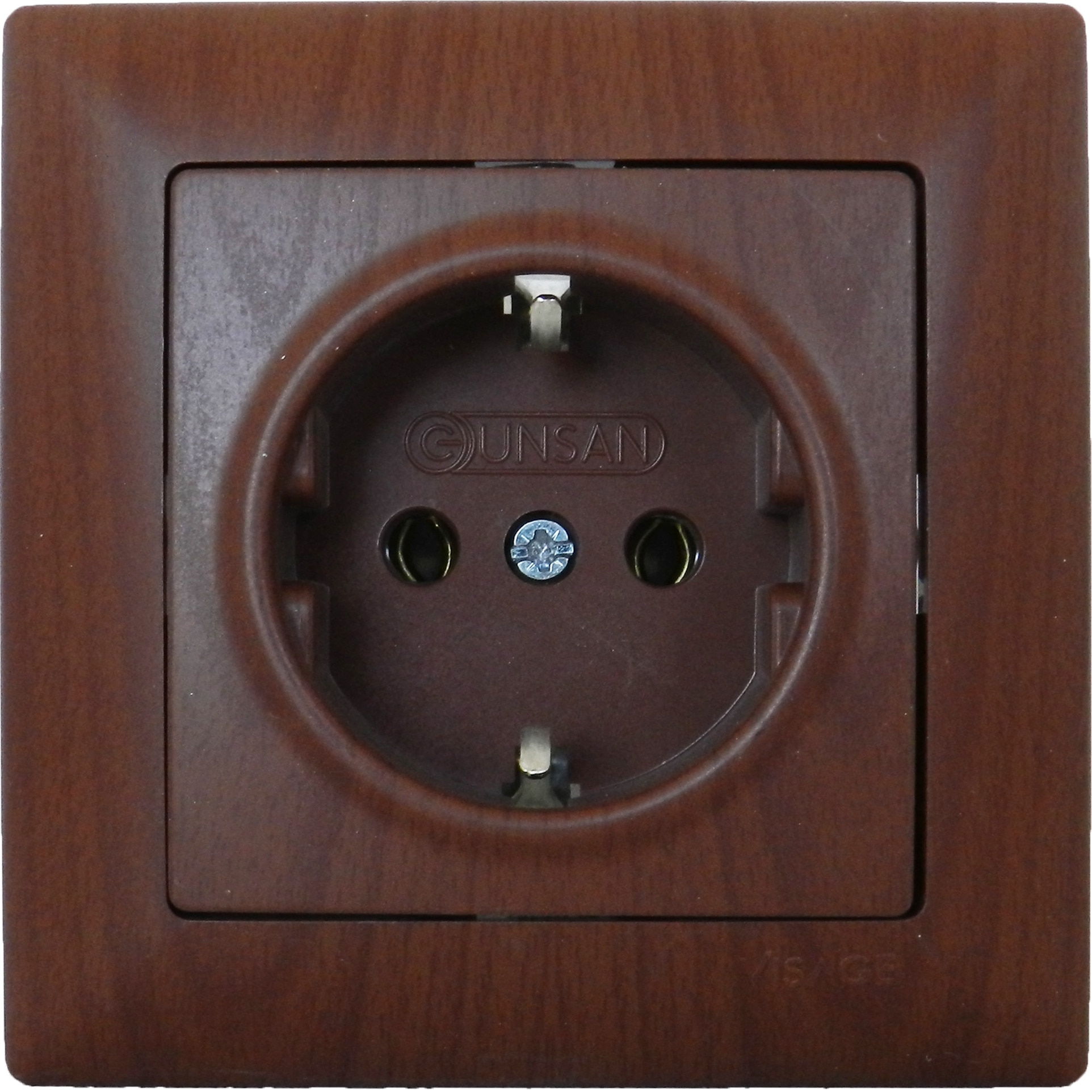 Priza schuko Visage Wenge, incastrata