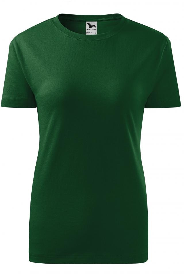 Tricou pentru dama Classic New, Verde sticla