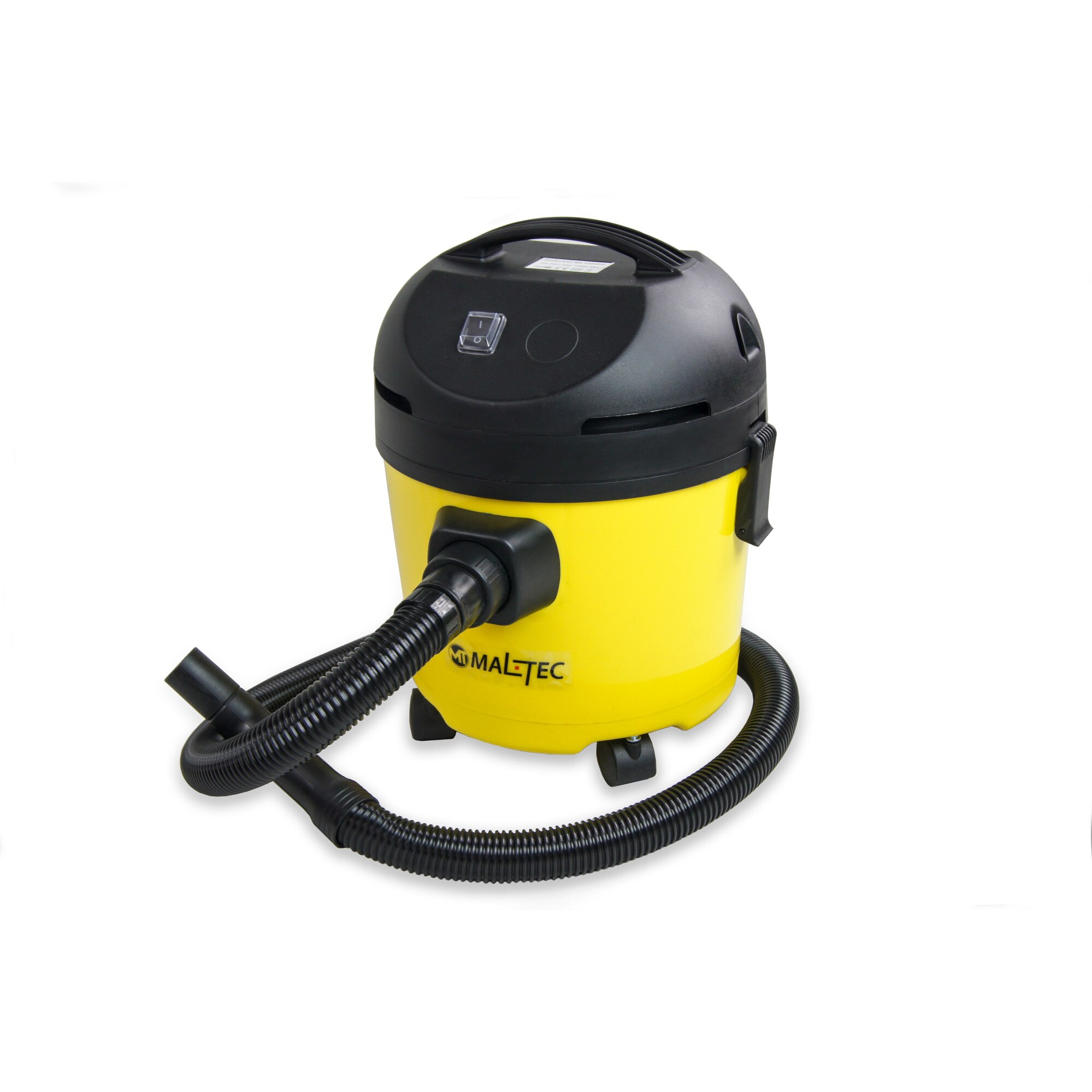 MalTec TurboVac ML2500 Aschesauger – 20 Liter, Hitzebeständig, Mit Aluminium-Schlauch Für Kamin Und Ofen