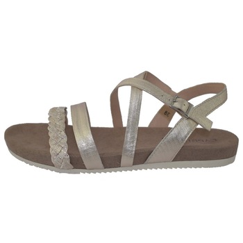 Sandale dama, din piele naturala, marca Caprice, 9-28110-22-12-03, auriu, Auriu, 37 Sandale dama, din piele naturala, marca Caprice, 9-28110-22-12-03, auriu, Auriu, 37