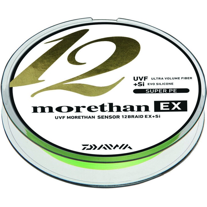 Fir Daiwa Morethan 12 EX+SI Lime Green 0.16mm 14kg 135m