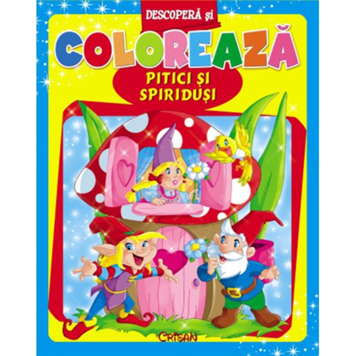 Pitici si spiridusi - Descopera si coloreaza