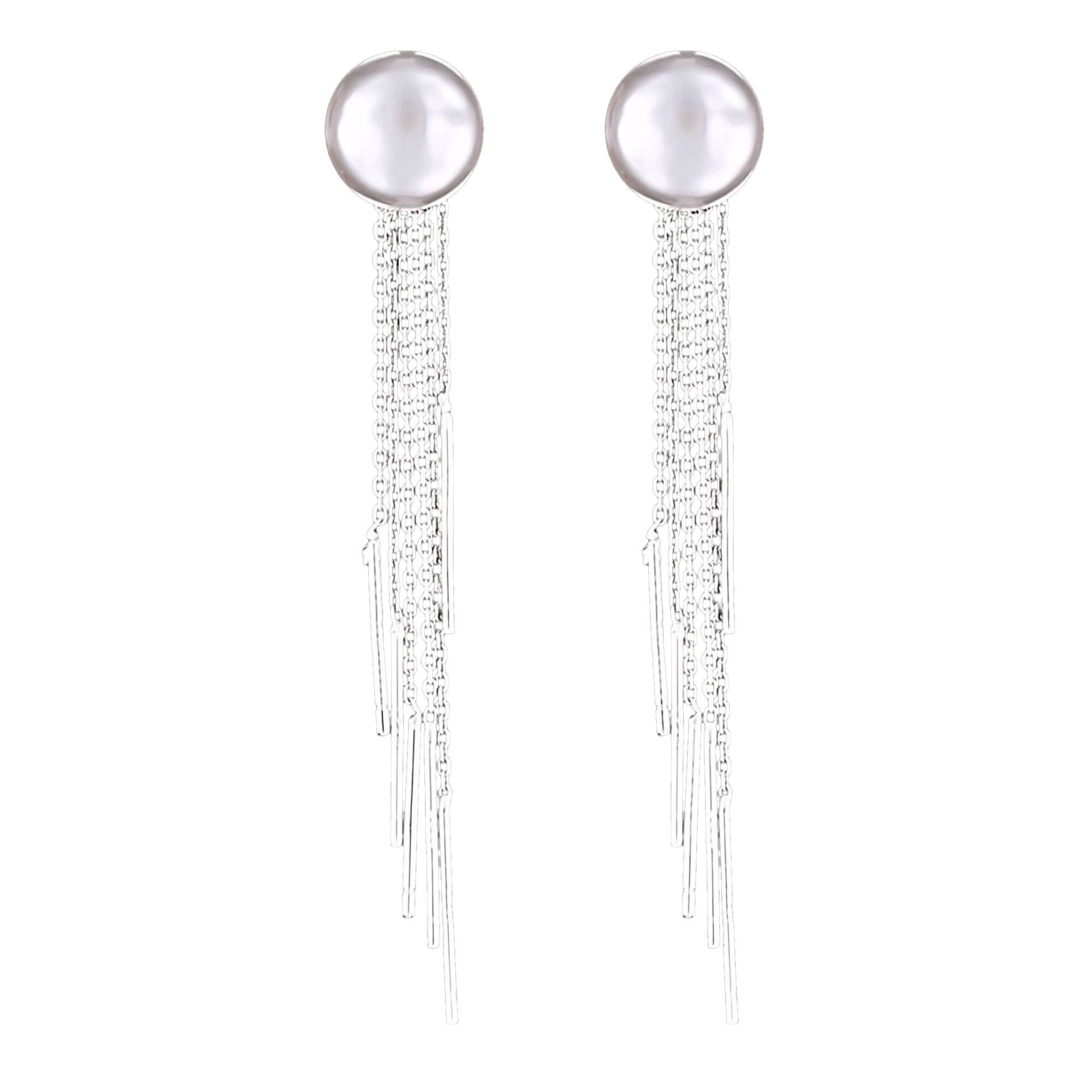 Cercei din Argint 925 cu Perle Naturale, Beatrice White