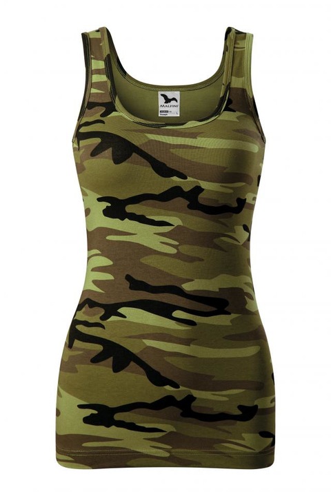 Top pentru dama Triumph, Verde/Camuflaj